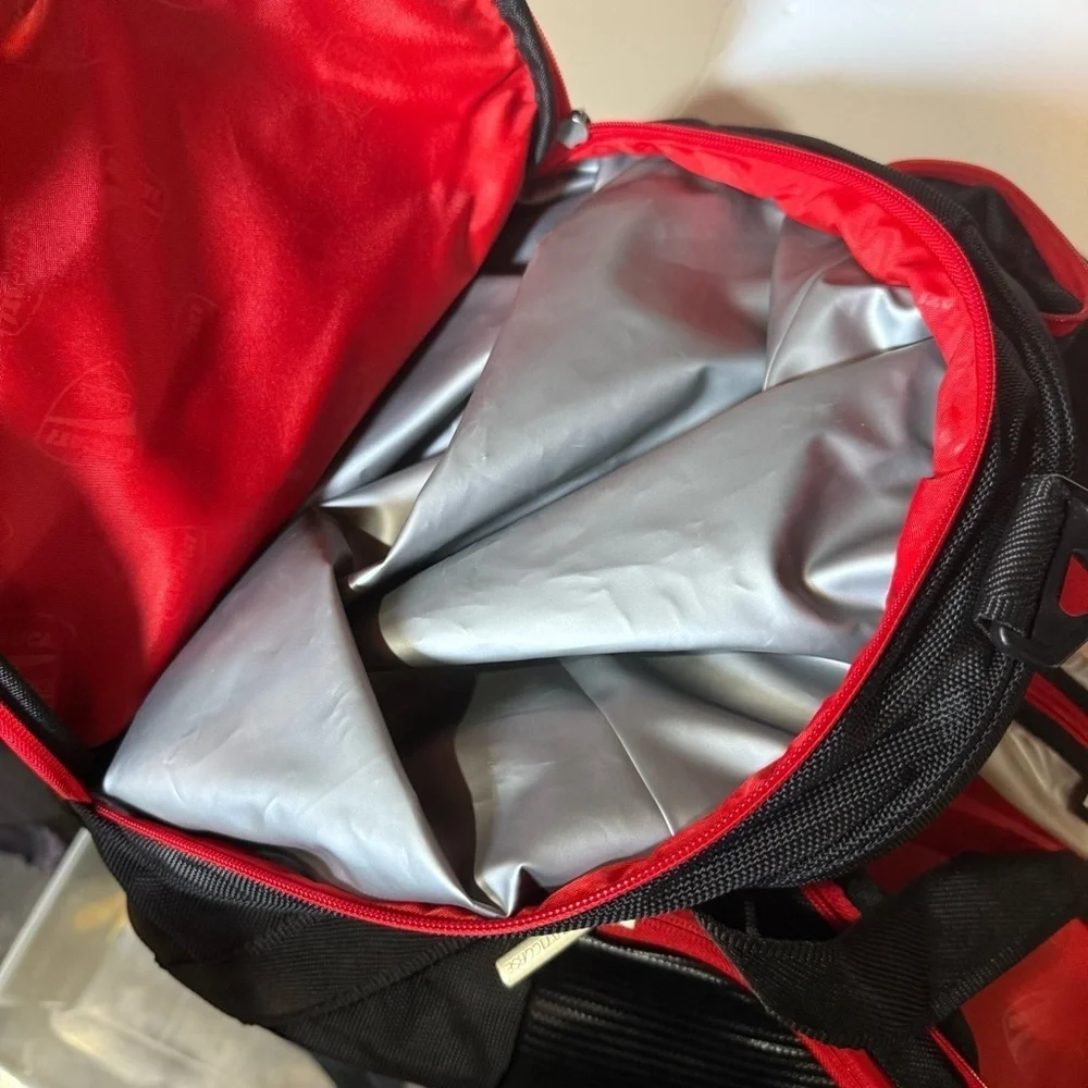 Ducati Corse Duffel Barrel Sport Bag Black and Red 23 inch Travel Novelty